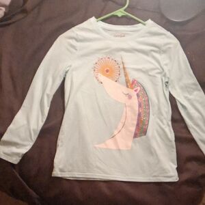 Girls' Unicorn Long Sleeve Shirt - Cat & Jack